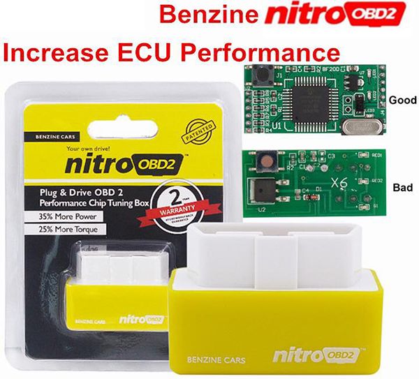 Buy [ORIGINAL] NITRO OBD2 Plug and Drive Chip Tuning Box Increase